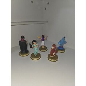 2002 McDonald's 100 Years‎ of Disney Aladdin Set Jafar Jasmine Aladdin Abu Genie